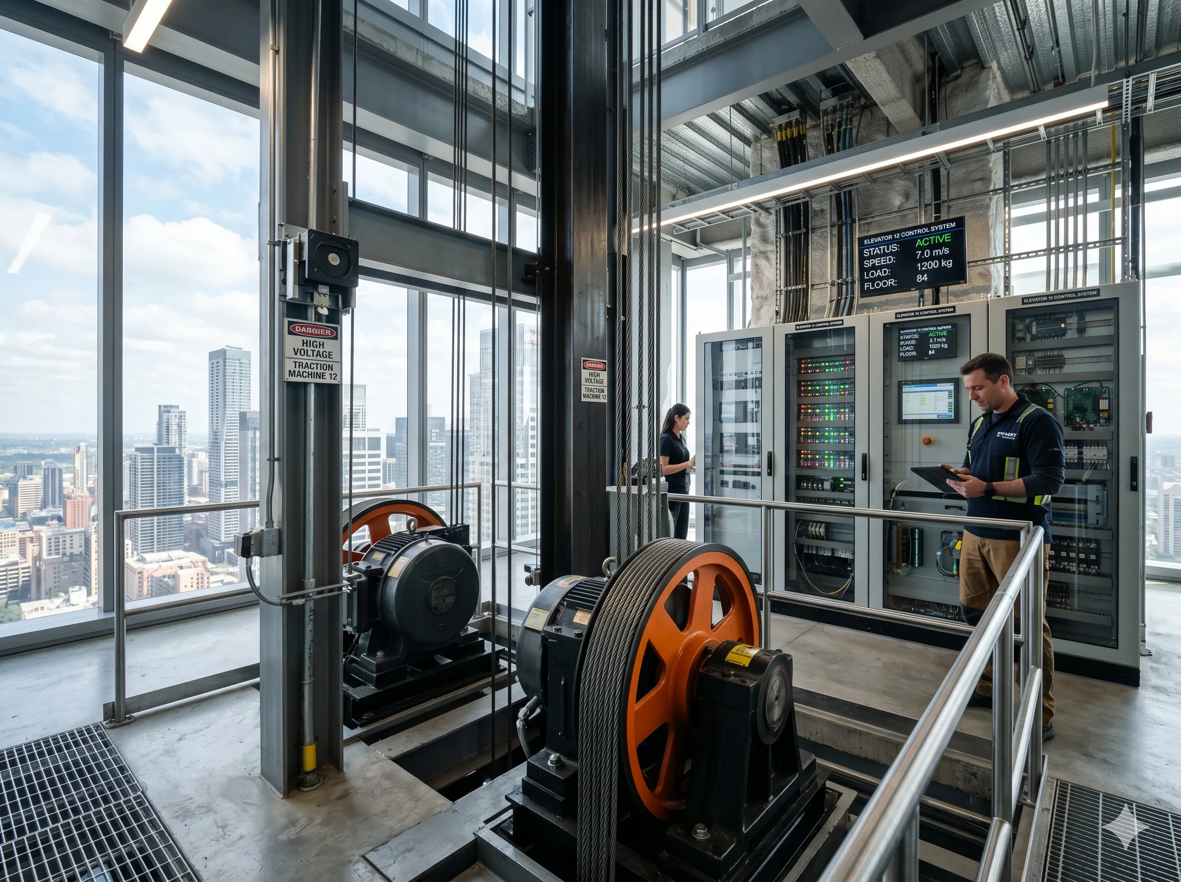 High Rise Elevators in India working system